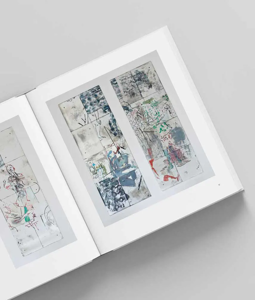 Volume 1 2020 artbook dps displaying artwork by Mauss Nick. Designed by Sonia Cameron.